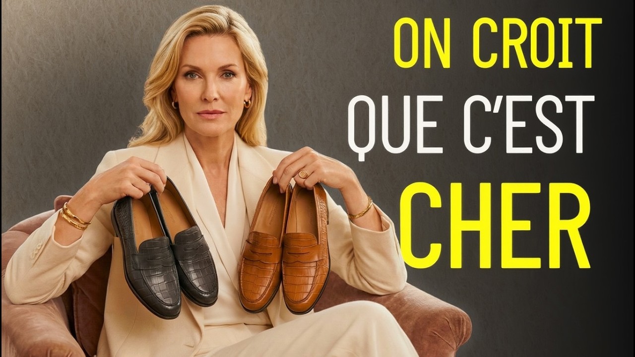 7 CHAUSSURES plates qui donnent une ALLURE de femme RICHE