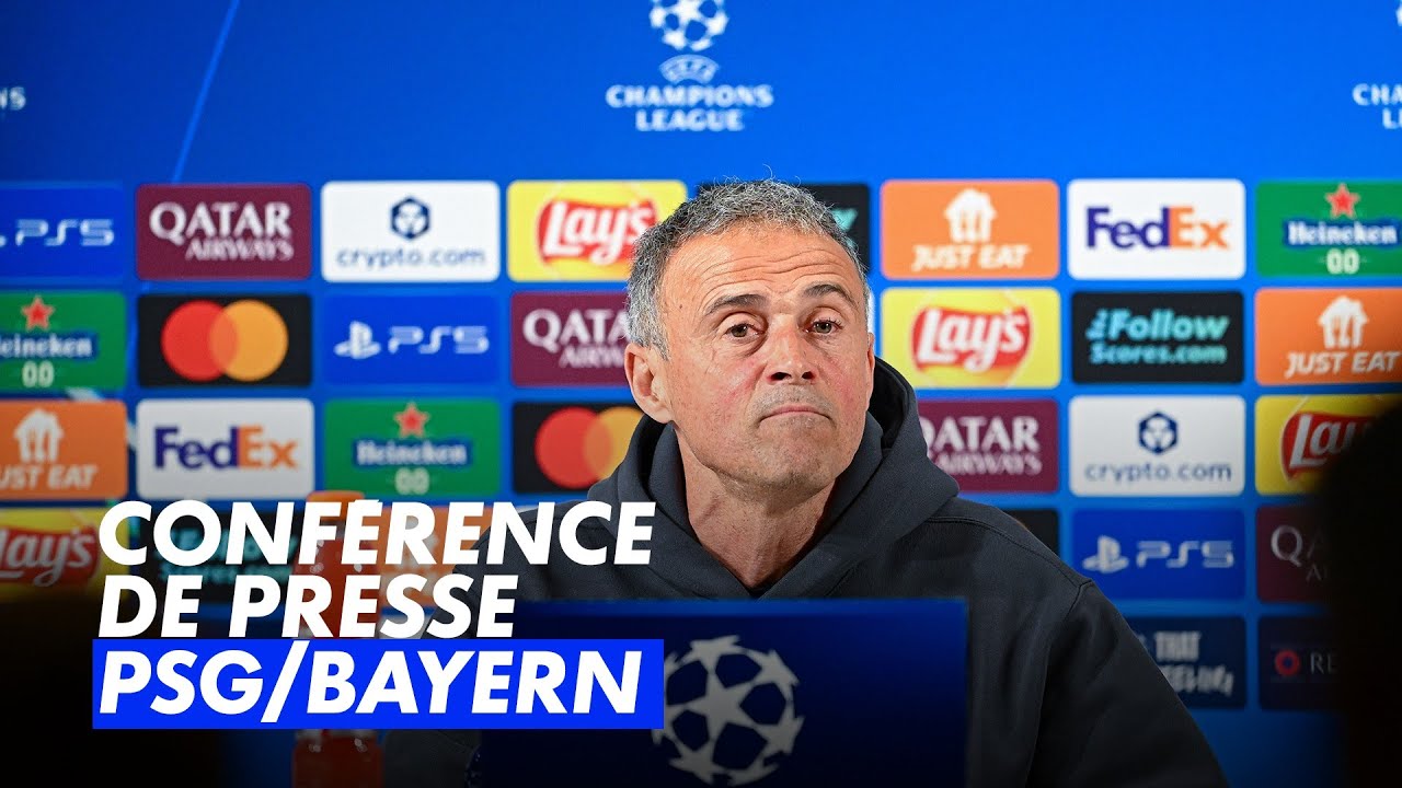 Conférence de presse avant PSG/Bayern