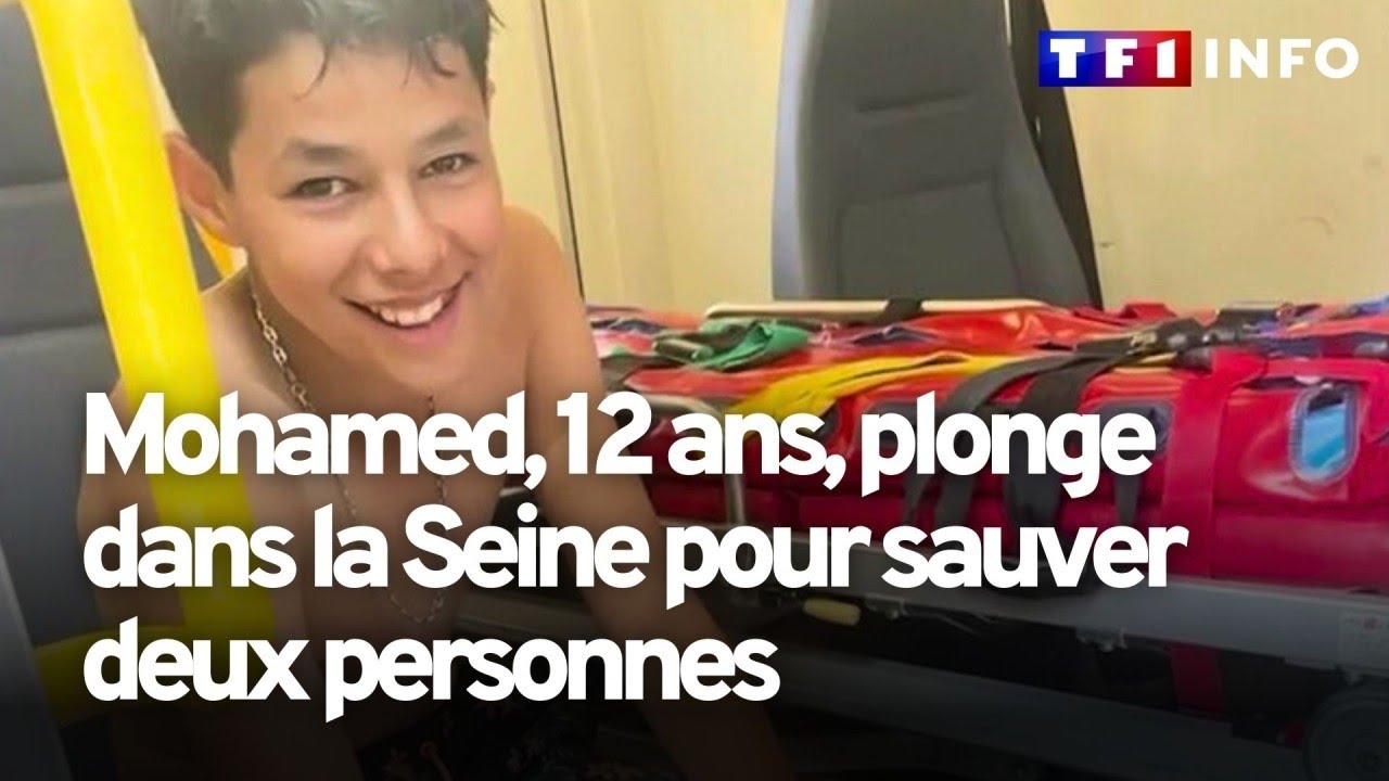 Il a sauvé deux vies : Mohamed, 12 ans, raconte son acte héroïque