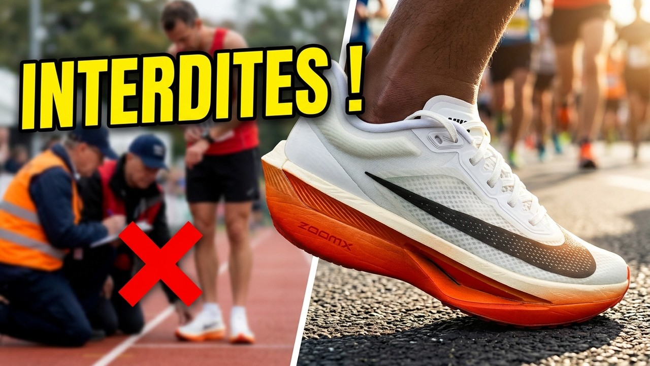 Ces chaussures sont interdites au marathon (est-ce que ça vous concerne ?)