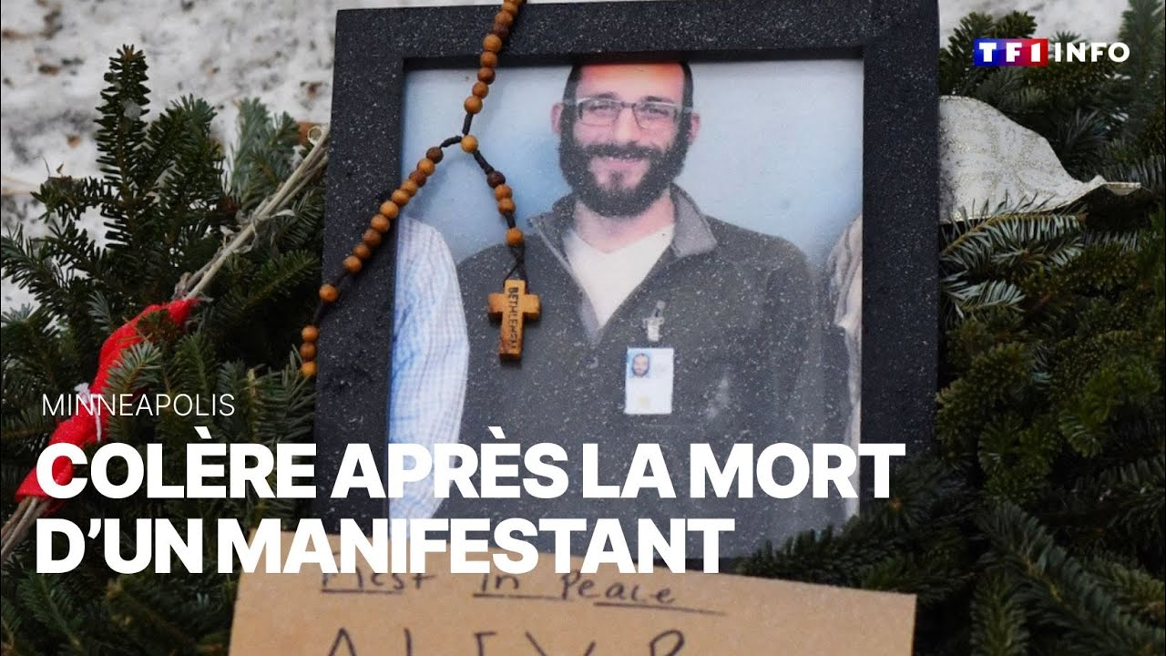 Le choc à Minneapolis : un infirmier tué par la police de l'immigration｜TF1 INFO