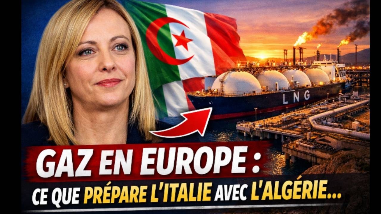 🇩🇿🇮🇹Giorgia Meloni à Alger : le gaz algérien pour stabiliser les prix en Europe !