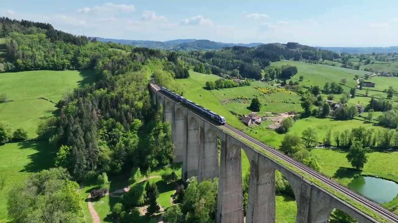 Superbe Viaduc à Mussy-sous-Dun (71)