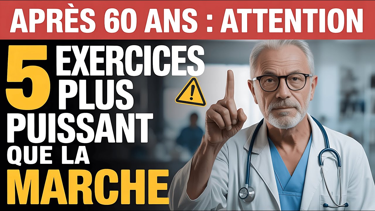 Après 60 Ans : 5 Exercices Plus Efficaces que la Marche (Conseillés par un Chirurgien)