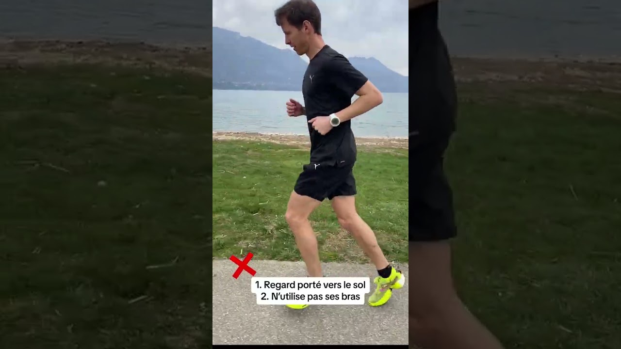 Mauvaise posture VS Bonne posture en course à pied 😉