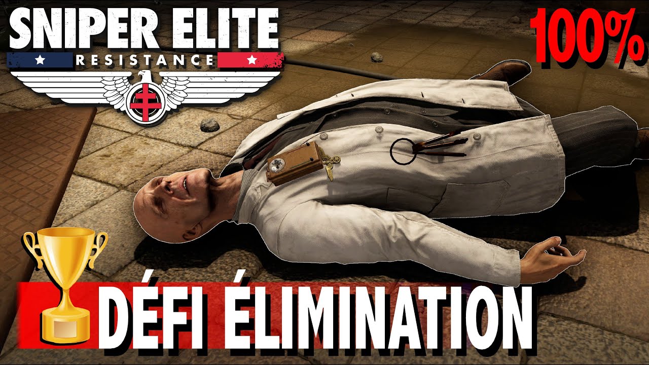 DÉFI ÉLIMINATION ERICH VON BRAUN & Canon Haute Performance pour SVT-40 - SNIPER ELITE RESISTANCE