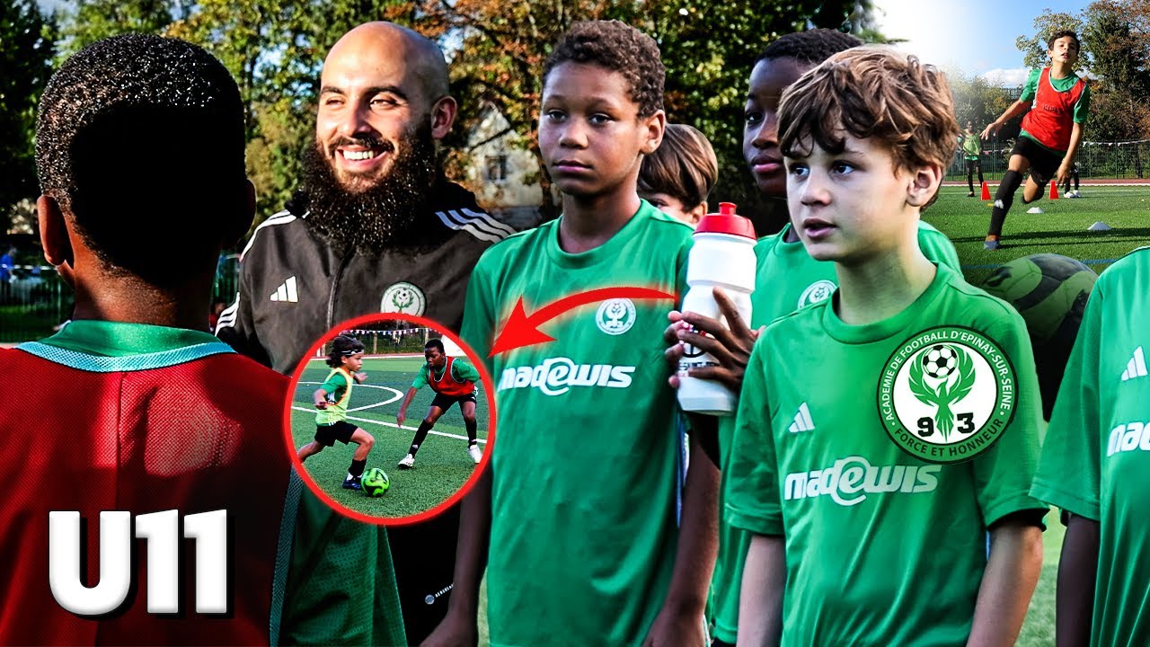 AU COEUR D'UNE SEANCE AVEC RAYAN CHALEL ÉDUCATEUR U11 À L'AF EPINAY