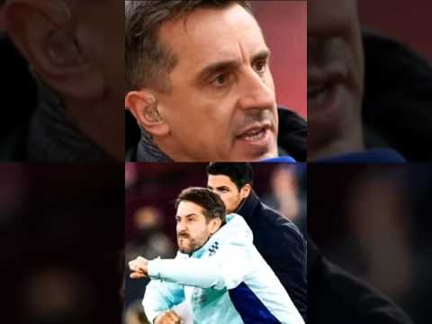 Gary Neville Slams Arsenal's Set piece Coach Nicolas Jover