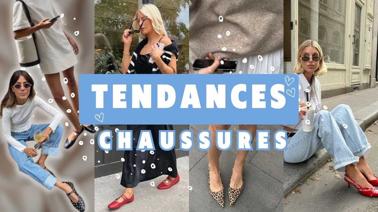 TENDANCES CHAUSSURES PRINTEMPS-ETE 2024