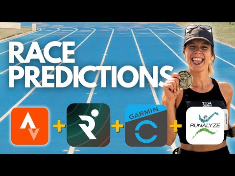STRAVA vs RUNNA, Garmin Coach & RUNALYZE: Which Predicts Your Race Time Best?