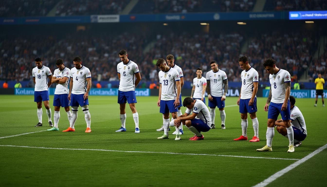 après une défaite face à l’espagne lors de l’euro 2026, la france se retrouve dans une position délicate, confrontée à de nouveaux défis pour assurer sa qualification.
