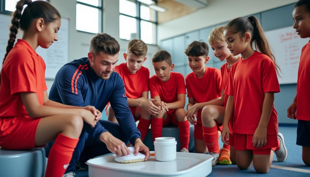 découvrez comment le lannion fc initie ses jeunes joueurs aux bonnes pratiques pour une hygiène du pied parfaite, essentielle à leur performance et santé.
