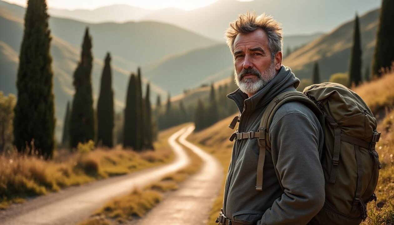 eric bourquard se prépare à parcourir 3 000 km à pied, de rome à saint-jacques-de-compostelle, une aventure exceptionnelle à travers l'europe au départ des vosges.