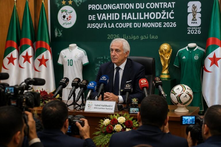 l'algérie prolonge le contrat de petkovic pour renforcer son équipe avant la coupe du monde 2026, visant à optimiser ses chances de succès.