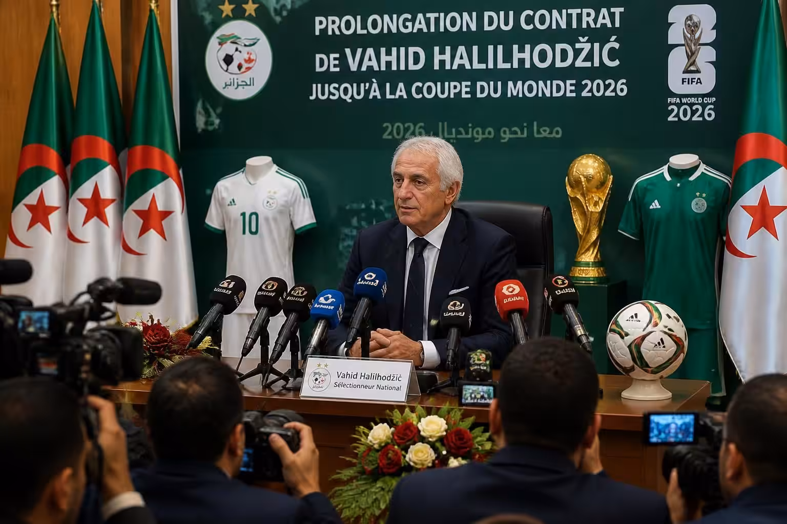 l'algérie prolonge le contrat de petkovic pour renforcer son équipe avant la coupe du monde 2026, visant à optimiser ses chances de succès.